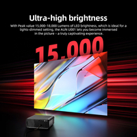 Nouveau projecteur portable 2026 Super Haute Luminosité 1200 ANSI 1080p Full HD LED LCD pour Home Cinéma, Réunions, Bureau et Éducation 4K