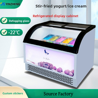 YINZHENG Nouvelle Vitrine Réfrigérée Commerciale pour Crèmes Glacées, Yogourts Glacés et Sucettes Glacées, pour Supermarché