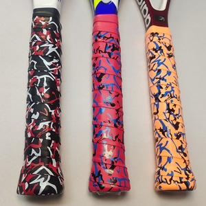 Ruban adhésif multicolore pour <span class=keywords><strong>raquette</strong></span> de badminton et tennis, adhésif, camouflage, colle antidérapante pour les mains - Product Image 3