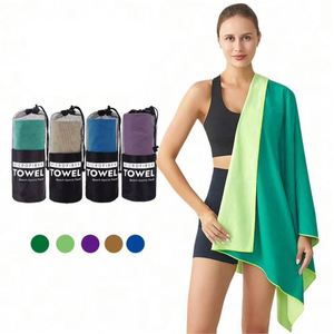 Serviettes de sport ultra-légères en microfibre de daim doux à séchage rapide pour adultes, double face, pour les salles de sport, les voyages, le camping en plein air - Product Image 1