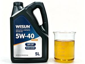 WISUN SAE 5W-40 Aceite de Motor Totalmente Sintético con Aditivos ACEA C3 <span class=keywords><strong>API</strong></span> <span class=keywords><strong>SP</strong></span> Low SAPS Antidesgaste para Vehículos Turbo de Gasolina y Diésel OEM a Granel - Product Image 1
