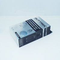 Boîte d'emballage transparente personnalisée en PET, boîtes d'emballage en plastique transparent, boîte à vêtements avec trou de suspension