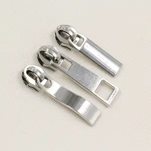 Wholesale metal zipper pull head fancy 5# bag zipper