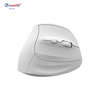 MW-060X-White Mouse Gaming Vertikal Optik USB Nirkabel 2.4G BT Mode Ganda Baru DPI Dapat Disesuaikan 6D Ergonomis untuk Tangan Kanan