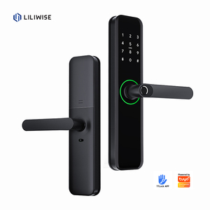โรงงานลิลิไวส์ ขายส่ง ล็อคประตูหน้าอิเล็กทรอนิกส์ Tuya TTlock ระบบไบโอเมตริกซ์ รหัสผ่าน ลายนิ้วมือ แอปพลิเคชัน ล็อคดิจิตอลอัจฉริยะสำหรับประตู - Product Image 1