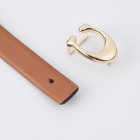 Ceinture en cuir de vachette de haute qualité pour femme, idéale pour l'automne et l'hiver, pour costumes, robes et jeans