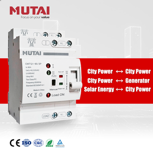 Interruptor de Transferencia Automática <span class=keywords><strong>MUTAI</strong></span> de 32A, 50A, 63A, 230V, Mini ATS para Riel DIN, 6A, 10A, 20A, 25A, 32A, 40A, 50A, 63A para Generador - Product Image 1