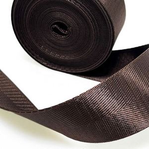 เว็บบิ้งทวิลล์แบบกำหนดเอง เว็บบิ้งโพลีเอสเตอร์ลายก้างปลา สำหรับตกแต่งเสื้อผ้าและรัดกระเป๋า - Product Image 3