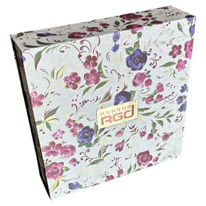 ROGOOD Boîte cadeau de luxe style boîte d'allumettes avec plaque logo personnalisée et insert en EVA, idéale pour l'emballage de parfums et de bijoux P2154 - Product Image 2