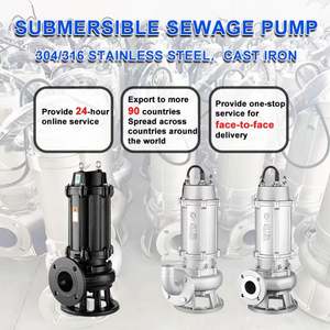 Bomba de Riego Agrícola de Alta Resistencia, Bomba de Drenaje de Agua Sucia, Bomba Sumergible para Aguas Residuales con Cortador - Product Image 3
