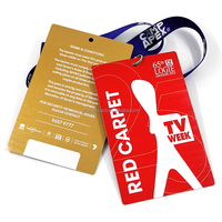 Prostekcard – Livraison Rapide – Badges d'Événement Couleurs Vives – Cartes d'Identité PVC avec Lanière – Taille Personnalisée – Pass VIP
