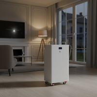 Batterie de stockage d'énergie domestique empilable 16S1P LiFePO4 15KWH 51.2V 48V 314Ah avec communication CAN et BMS