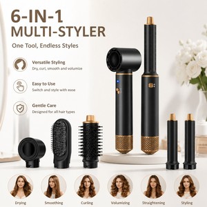 Torlin Styler ad Aria Calda Tutto-in-Uno per Supermercati e Catene <span class=keywords><strong>di</strong></span> Negozi, Versatile per Modellare, Arricciare, Lisciare e Volumizzare, con Funzionamento a Bassa e Alta Temperatura DC - Product Image 1