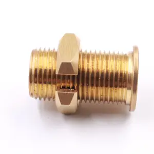 Peças De Hardware Torno CNC Tubo De Metal Macho Mangueira Rápida Conector De Jardim De Latão Adaptador De Mangueira Parafuso Acessórios Hidráulicos