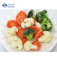 Sinocharm BRC A A A Kuantitas Yang Disetujui Alami IQF Pemotong Sayuran Beku Campuran Wortel Kembang Kol Brokoli