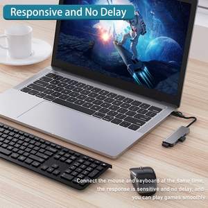 USB <span class=keywords><strong>3</strong></span>.1 Type-C USB <span class=keywords><strong>3</strong></span>.0 2.0 <span class=keywords><strong>Hub</strong></span> 4-en-1 OTG <span class=keywords><strong>Thunderbolt</strong></span> <span class=keywords><strong>3</strong></span> USB C Extender pour <span class=keywords><strong>MacBook</strong></span> <span class=keywords><strong>Pro</strong></span>/Air pour Samsung pour Huawei Xiaomi-Stock A - Product Image 5