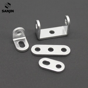 Plaque carrée en alliage <span class=keywords><strong>d</strong></span>'aluminium avec trou, pièce de fixation, plaque de base, bande en U, profilé <span class=keywords><strong>d</strong></span>'<span class=keywords><strong>angle</strong></span>, accessoires pour modèles de jouets DIY - Product Image 2