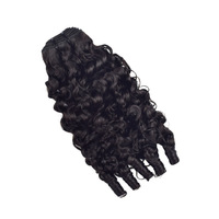 Extensions de Cheveux Humains 100% Naturels Bouclés Style Français Double Drawn de 12 à 30 Pouces, Tissages Prêts à Teindre, Vente en Gros, En Stock