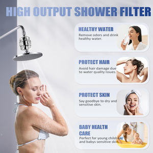 Filtre à <span class=keywords><strong>eau</strong></span> de douche amélioré à 15 étapes, réduit les impuretés, procure une <span class=keywords><strong>eau</strong></span> douce et propre <span class=keywords><strong>pour</strong></span> une expérience de douche régulière - Product Image 2