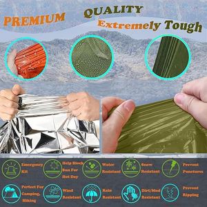 Poncho de survie d'urgence - Poncho de pluie jetable imperméable pour adultes |   Kit de survie compact pour le camping en plein air et les voyages pour hommes - Product Image 4