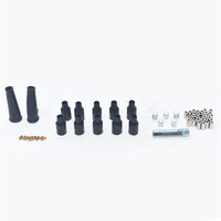 Kit de Cable de Acelerador DIY de 5 Metros con Boquillas, Terminales de Neopreno y Ajustador Central