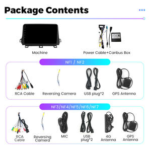 NaviFly NF <span class=keywords><strong>m</strong></span>ás nuevo Android13 QLED Android 9 pulgadas estéreo de <span class=keywords><strong>coche</strong></span> para 2018 <span class=keywords><strong>HS</strong></span> 2021-Soporte Ahd cámara trasera Tpms DVR - Product Image 6