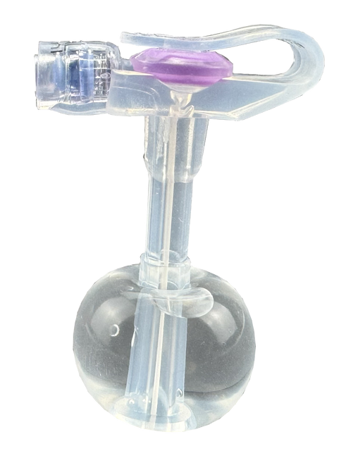 Disposable Mini Single Tube Low-Profile Button Gastrostomy Medical Enteral Feeding Catheter CE Certified Class II EO Disinfected