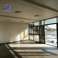 Maison préfabriquée en acier XH de 40 pieds, maison modulaire, panneau sandwich anti-séisme, pour les hôtels de villégiature aux Philippines