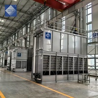 Condenseur évaporatif de refroidissement pour installations de produits de la mer, compatible avec compresseur Mayekawa
