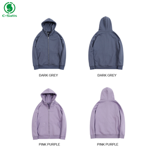 Sudaderas con cremallera personalizadas para hombre Sudadera con capucha bordada de lana <span class=keywords><strong>polar</strong></span> unisex para hombre - Product Image 6