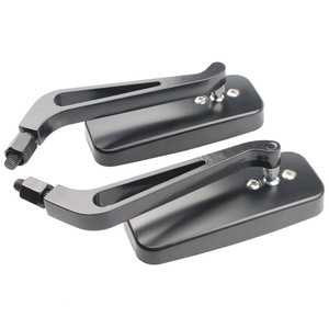 Accessoire de <span class=keywords><strong>moto</strong></span> en verre bleu carré et métal pour modifier les guidons et les rétroviseurs de vélo <span class=keywords><strong>vintage</strong></span> - Product Image 2