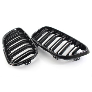 Parrilla Delantera para BMW Serie 2 F22 F23, Doble Línea, ABS, Pieza de Modificación, 2014-2018 - Product Image 4