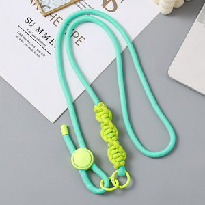 Longes Réglables De Luxe Cou Bandoulière Téléphone Polyester Porte-clés Corde Charme Sangle De Téléphone Portable Avec Anneau De Chaîne Suspendue - Product Image 4