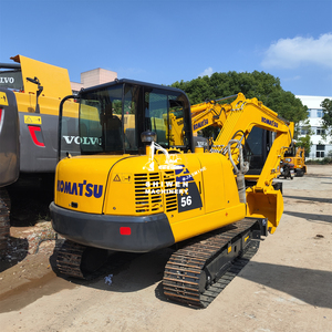 Original <b>Paint</b> Komatsu pc56 Used Excavator 0.22m³ Bucket Capacity 36kw Power 5.6-ton MIni Digger CE EPA pc35 pc70 - Product Image 1