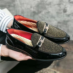 Zapatos Clásicos Negros Deportivos Híbridos para Hombre, Impermeables, de Cuero Genuino, para Negocios y Oficina, Ligeros - Product Image 4