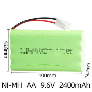 ソーラーライト懐中電灯用9.6V 2400mAh充電式ニッケルカドミウム電池パック家電製品ロングサイクル - Product Image 3