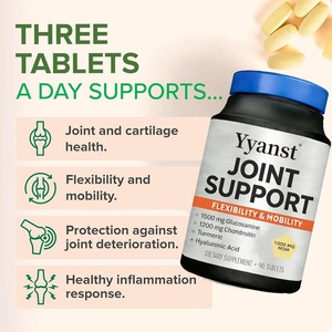 Capsules de Glucosamine et Chondroïtine de Haute Qualité à Marque Blanche avec MSM, Faible Teneur en Sucre, pour Adultes – SUPPLÉMENT DIÉTÉTIQUE DE SOUTIEN ARTICULAIRE - Product Image 2