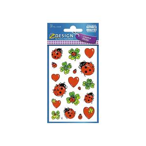 Aevery Zweckform adesivo 53558 <span class=keywords><strong>Marienk</strong></span>ä<span class=keywords><strong>fer</strong></span> mit Klee 3 Bogen - Product Image 1