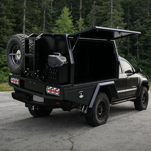 Plataforma y Toldo <span class=keywords><strong>de</strong></span> Aluminio para Camioneta con <span class=keywords><strong>Caja</strong></span> para Perros y <span class=keywords><strong>Caja</strong></span> <span class=keywords><strong>de</strong></span> <span class=keywords><strong>Herramientas</strong></span> para Camioneta <span class=keywords><strong>de</strong></span> Cabina Doble/Sencilla/Extra - Product Image 3