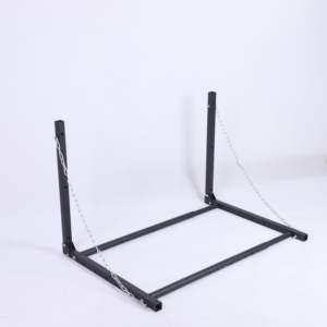 رف إطارات عالي الجودة قابل للطي وقابل للتعديل مثبت على الحائط رف إطارات فولاذية - Product Image 2