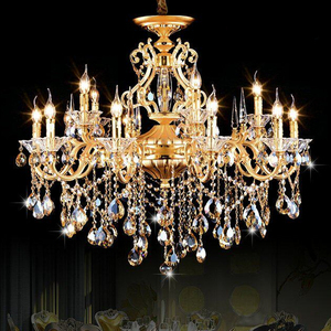 <span class=keywords><strong>Lampadario</strong></span> in Cristallo K9, <span class=keywords><strong>Lampadario</strong></span> a Sospensione <span class=keywords><strong>LED</strong></span> Europeo, Lampada a Sospensione Creativa E14 a Candela per <span class=keywords><strong>Soggiorno</strong></span> - Product Image 2