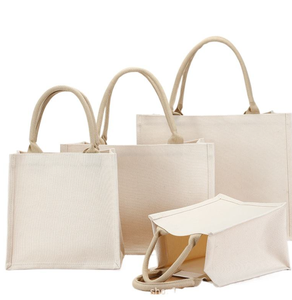 Bolso de compras de lona de algodón orgánico con logo impreso personalizado, bolso cruzado de alta calidad - Product Image 4