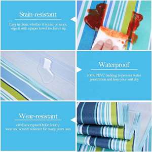 Tapis de camping en acrylique souple imprimé sur mesure, pliable et imperméable, couverture de pique-nique d'extérieur avec poche pour la randonnée - Product Image 3