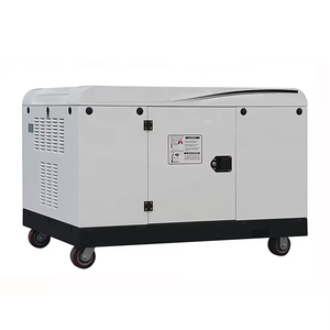 Générateur silencieux 12 kVA 220 V/380 V CA triphasé/bi-tension insonorisé 12 kW pour usage industriel - Product Image 1