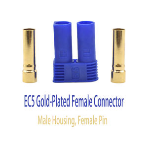 موصل طاقة ذهبي مطلي من النحاس النقي BGEER EC5 5 مم ذكر/أنثى لأنظمة الطاقة في الطائرات بدون طيار وأنظمة الطاقة في الطائرات التحكم عن بعد - Product Image 2