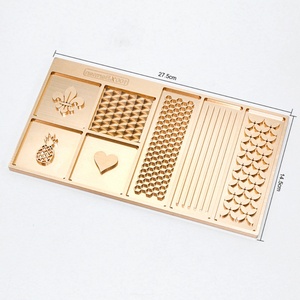 Molde de latón para cubitos de hielo con diseño de logotipo de barra personalizado, bandeja de cubitos de hielo, molde de sello para branding empresarial personalizado - Product Image 1