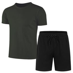 Survêtement de course à manches courtes personnalisé avec logo, séchage rapide, mode estivale, pour hommes et femmes, en polyester - Product Image 6