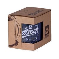 Boîte cadeau en carton ondulé recyclable avec logo personnalisé imprimé en relief pour l'emballage de tasses à café et de vaisselle