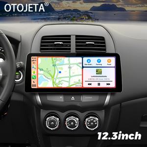 Lecteur vidéo de voiture Android 13 12,3 pouces, autoradio stéréo pour Mitsubishi ASX 2010 2016 C4 Peugeot 4008, GPS, multimédia, Carplay, unité principale - Product Image 1