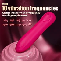 Vibrateur puissant en silicone pour femmes, jouet sexuel, stimulateur du point G et du clitoris, masturbateur féminin, vibromasseur vaginal, dildo pour adultes